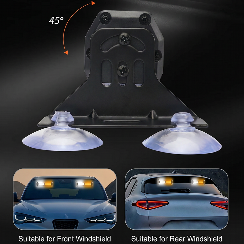 ⏳🔥LIMITED-TIME 50% OFF! ⏰LED Strobe Light Bar – High-Visibility, 18 Flash Patterns & Suction Mount – For Emergency & Work Vehicles ⚠️