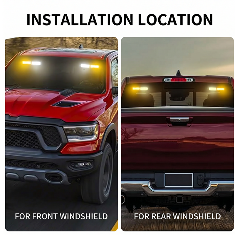 ⏳🔥LIMITED-TIME 50% OFF! ⏰LED Strobe Light Bar – High-Visibility, 18 Flash Patterns & Suction Mount – For Emergency & Work Vehicles ⚠️