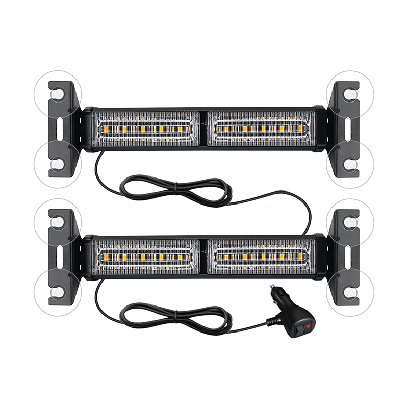 ⏳🔥LIMITED-TIME 50% OFF! ⏰LED Strobe Light Bar – High-Visibility, 18 Flash Patterns & Suction Mount – For Emergency & Work Vehicles ⚠️
