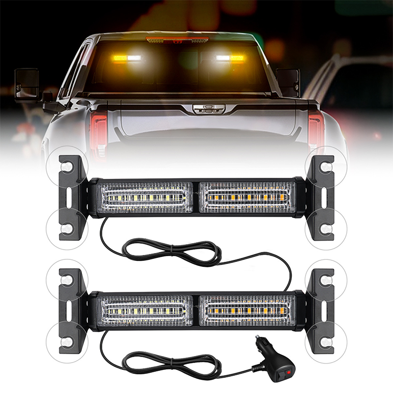 ⏳🔥LIMITED-TIME 50% OFF! ⏰LED Strobe Light Bar – High-Visibility, 18 Flash Patterns & Suction Mount – For Emergency & Work Vehicles ⚠️