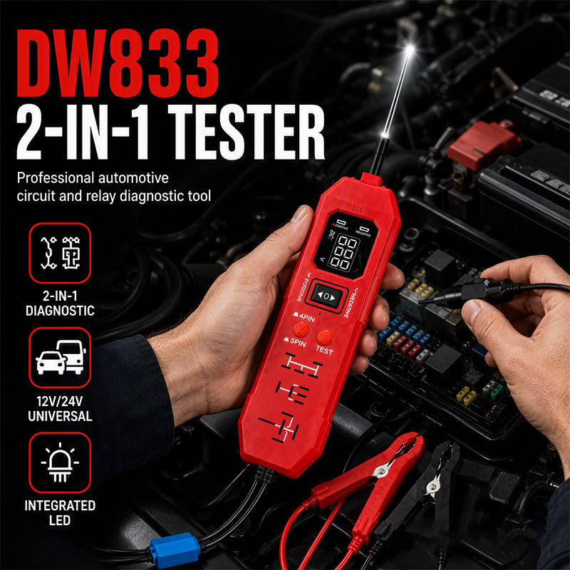 🎉 2026 Sale — Over 38,000 Sold! 🔧 Automotive Circuit Tester with Digital Display – Tests Voltage & Relays – DC 3.5-36V, Essential for Every Mechanic! ✨