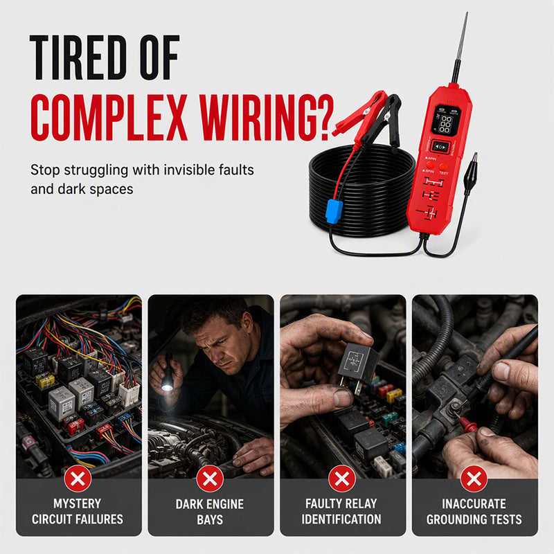 🎉 2026 Sale — Over 38,000 Sold! 🔧 Automotive Circuit Tester with Digital Display – Tests Voltage & Relays – DC 3.5-36V, Essential for Every Mechanic! ✨