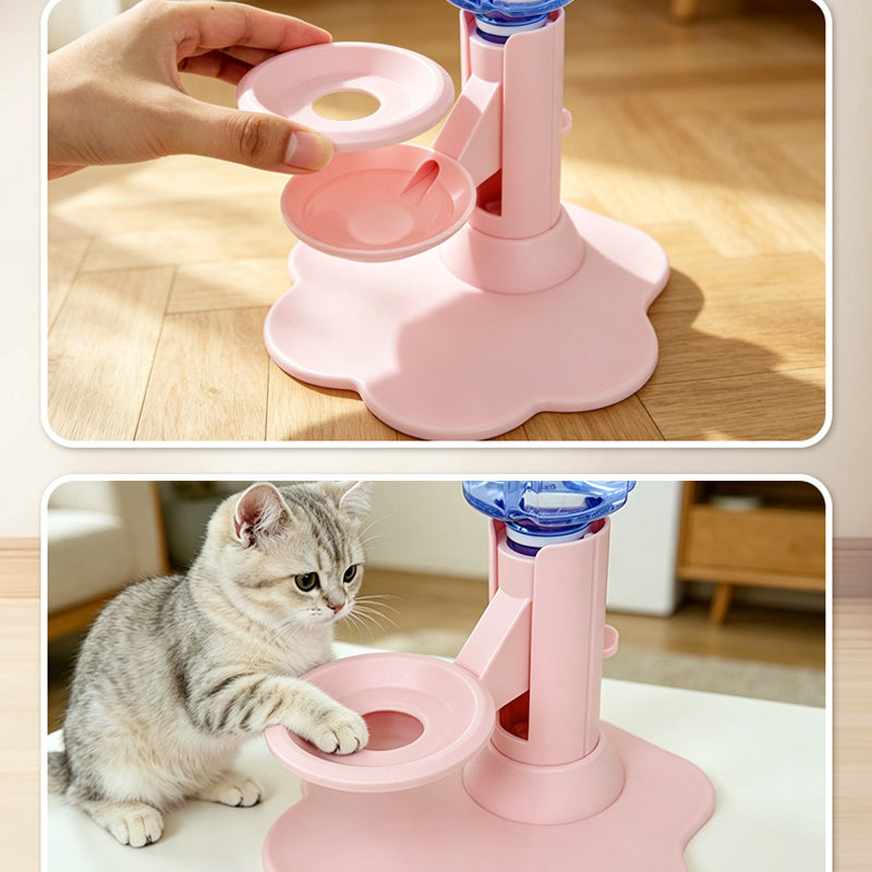 ⏳🔥LIMITED-TIME 50% OFF! ⏰💧 Fresh Flowing Water All Day – Adjustable Height Cat Fountain with Whisper-Quiet Pump. Free UK Delivery