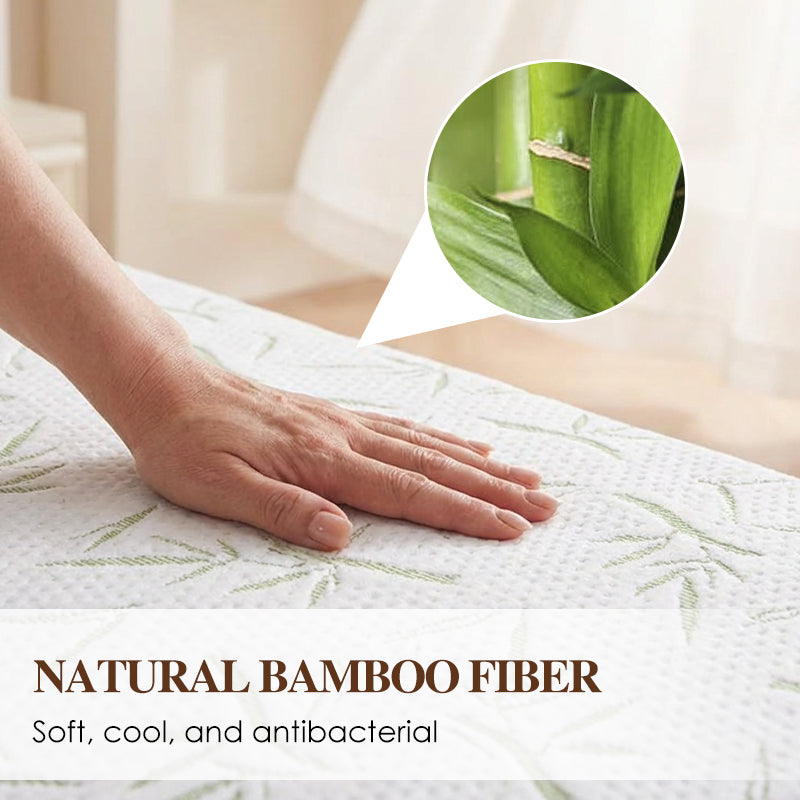 🛏️ LIMITED-TIME 50% OFF ✨ Bamboo Fiber Waterproof Mattress Protector — Noiseless TPU, Breathable & 360° Deep Pocket Snug Fit 🌱