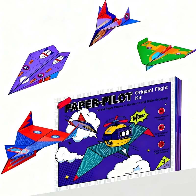 📢📢57% OFF !! ⏰Creative DIY Paper Airplane Set For Kids