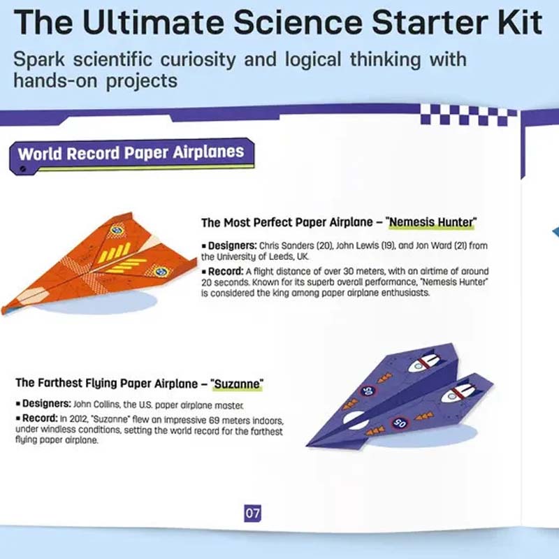 📢📢57% OFF !! ⏰Creative DIY Paper Airplane Set For Kids