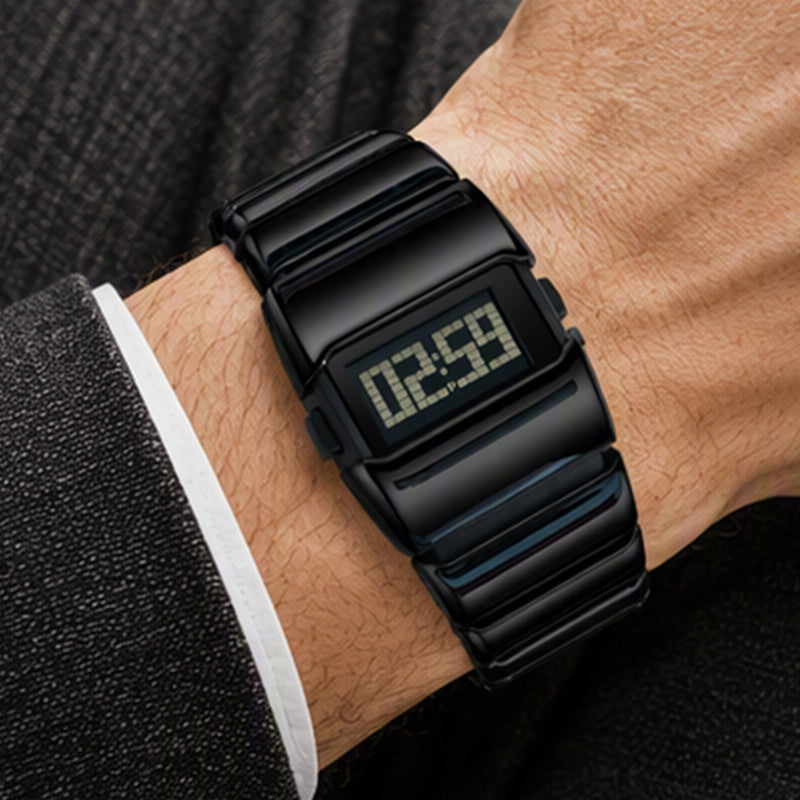 ⏳🔥LIMITED-TIME 50% OFF! ⏰✨ Premium Feel, All-Day Comfort – Luxury Digital Watch with Adjustable Metal Strap. Free UK Delivery
