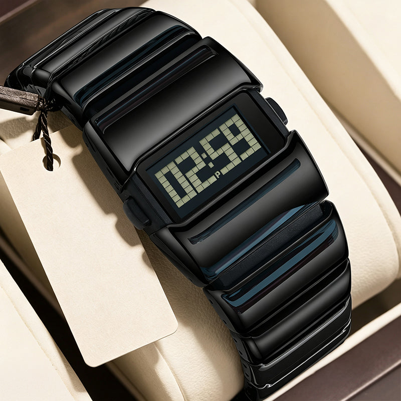 ⏳🔥LIMITED-TIME 50% OFF! ⏰✨ Premium Feel, All-Day Comfort – Luxury Digital Watch with Adjustable Metal Strap. Free UK Delivery