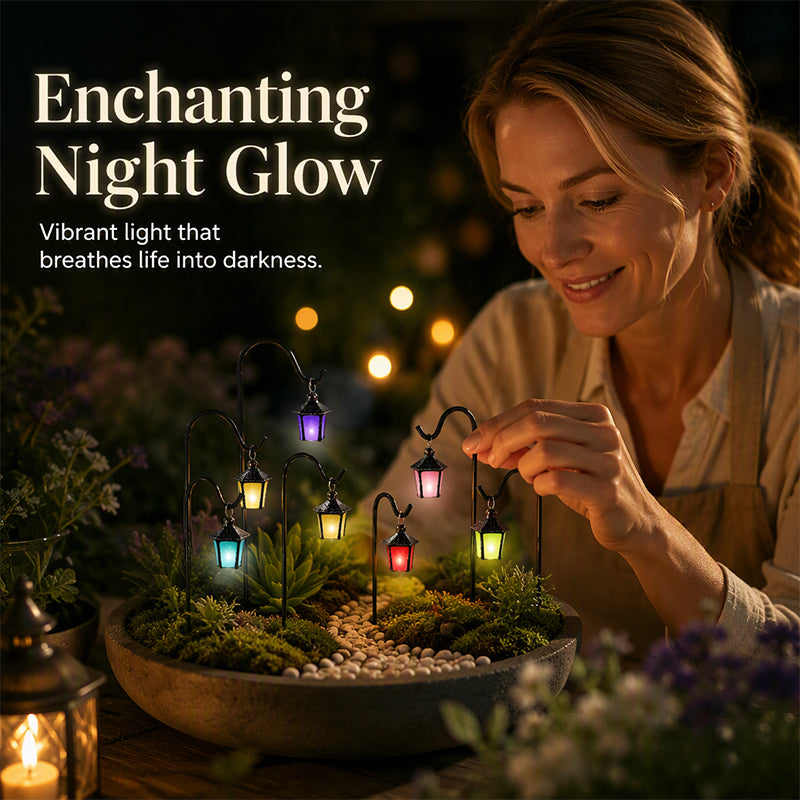 🌿 2026 HOT SALE🥳50K+ SOLD! 💝Glow-in-the-Dark Plant Stakes – 50% OFF! 7 colors, premium resin, sturdy iron hooks – magical garden decor. 🌙