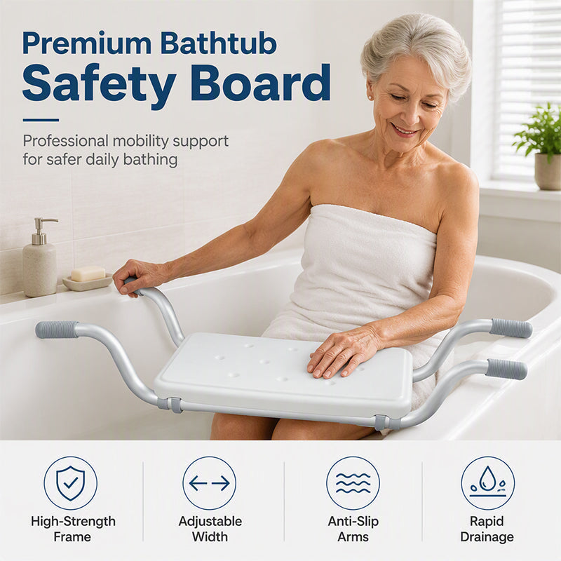 Adjustable Non-Slip Bathtub Seat Board