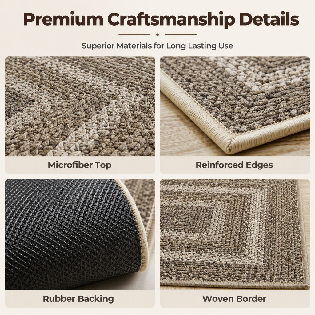 🏡✨50% OFF! 🪨💫 Elegant Woven Runner Rug – Non-Slip, Fast-Absorbing & Premium Craftsmanship for Any Room. Over 16,829 Beautiful Floors!✨