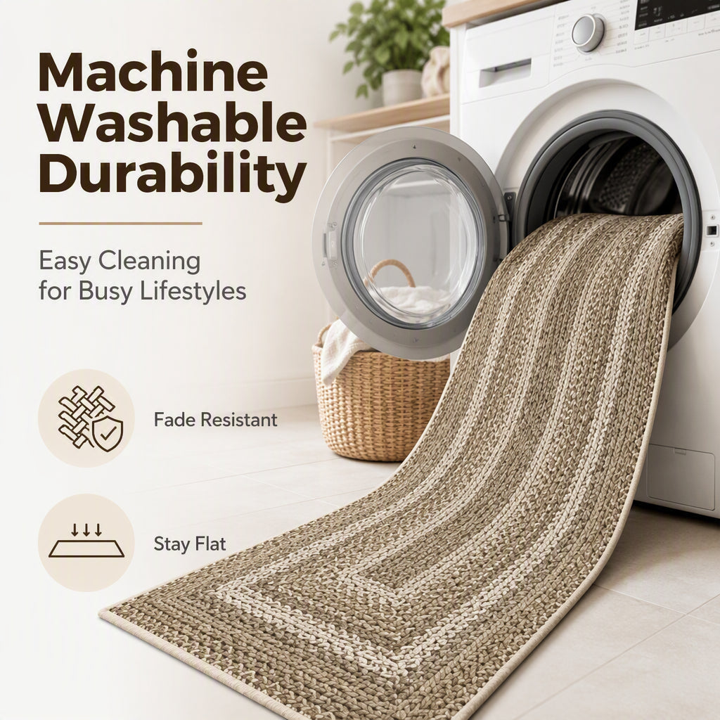 🏡✨50% OFF! 🪨💫 Elegant Woven Runner Rug – Non-Slip, Fast-Absorbing & Premium Craftsmanship for Any Room. Over 16,829 Beautiful Floors!✨