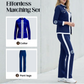 🧥Seasonal Style - Two-Piece Leisure Set with Bold Stripes – Slimming Silhouette & Practical Details for Any Casual Day