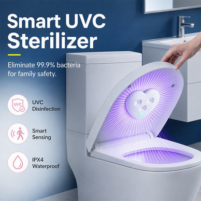 🍃🏆 Last Day Special ! 🚽 Smart UVC Toilet Sterilizer Light