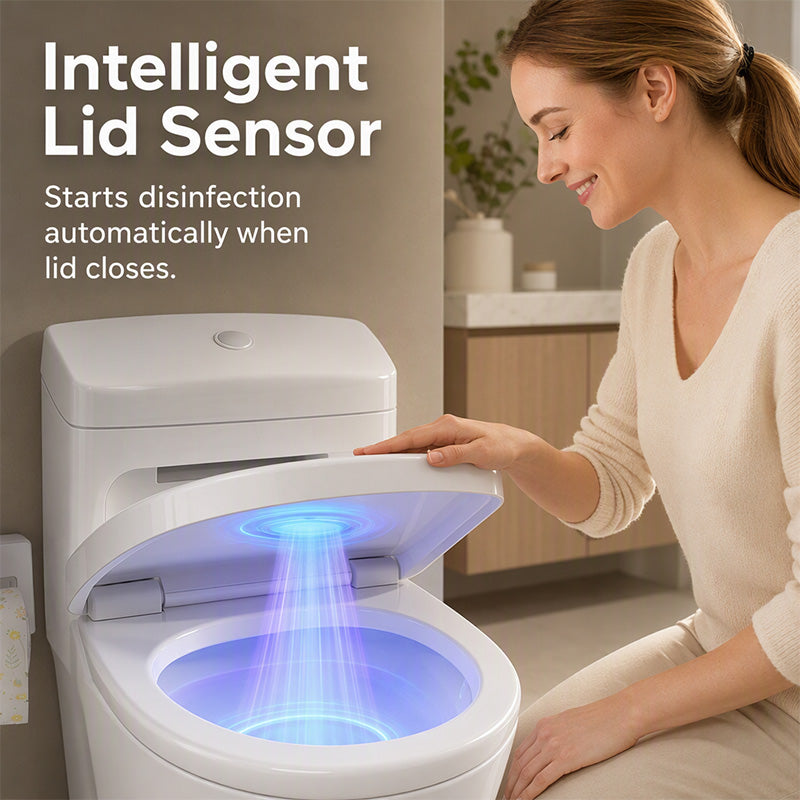 🍃🏆 Last Day Special ! 🚽 Smart UVC Toilet Sterilizer Light