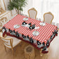 📢📢50% OFF !! 🐓 Red Plaid Rooster Tablecloth