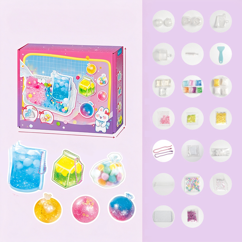 ⏰🔥LIMITED TIME 50% OFF!🔥50K+ SOLD! 🧁DIY Fried Ice Squishy Toy Kit with Cat Claw Design for Kids