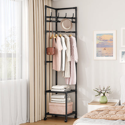🛋️ LIMITED-TIME 50% OFF! 👚 Space-Saving Garment Rack – Holds Coats, Bags & Folded Essentials Without Eating Up Floor Space 💫