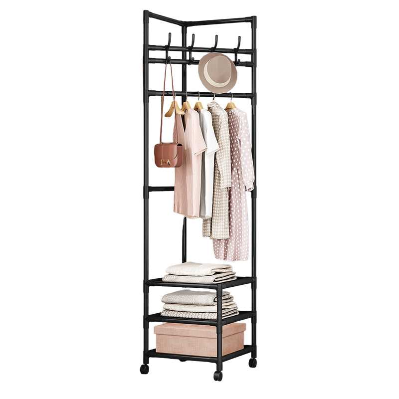 🛋️ LIMITED-TIME 50% OFF! 👚 Space-Saving Garment Rack – Holds Coats, Bags & Folded Essentials Without Eating Up Floor Space 💫