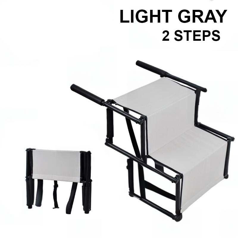 ⏳Time-Limited Special⏰Portable Foldable Non-Slip Dog Car Stairs – Heavy-Duty Support, Reinforced Grips & Compact Design ✨