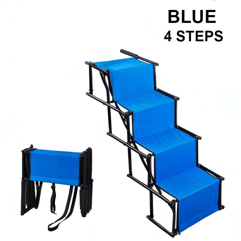 ⏳Time-Limited Special⏰Portable Foldable Non-Slip Dog Car Stairs – Heavy-Duty Support, Reinforced Grips & Compact Design ✨