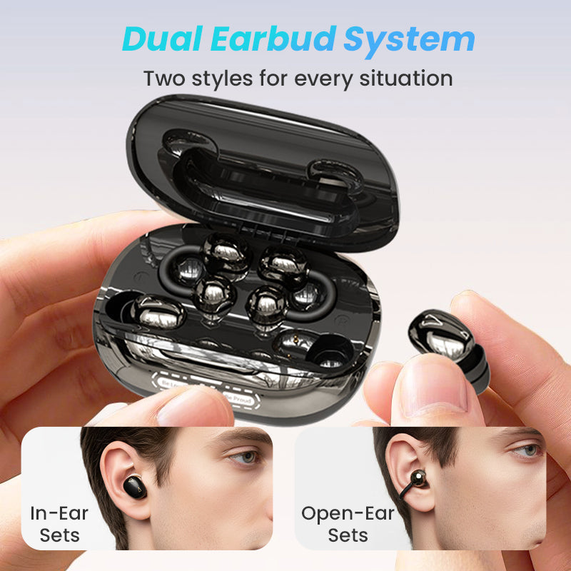 🎉 2026 Sale — Over 19,000 Sold! 🎧 2-in-1 TWS Earbuds – Open-Ear for Workouts & In-Ear for Sleep – Two Sets, One Price! ✨