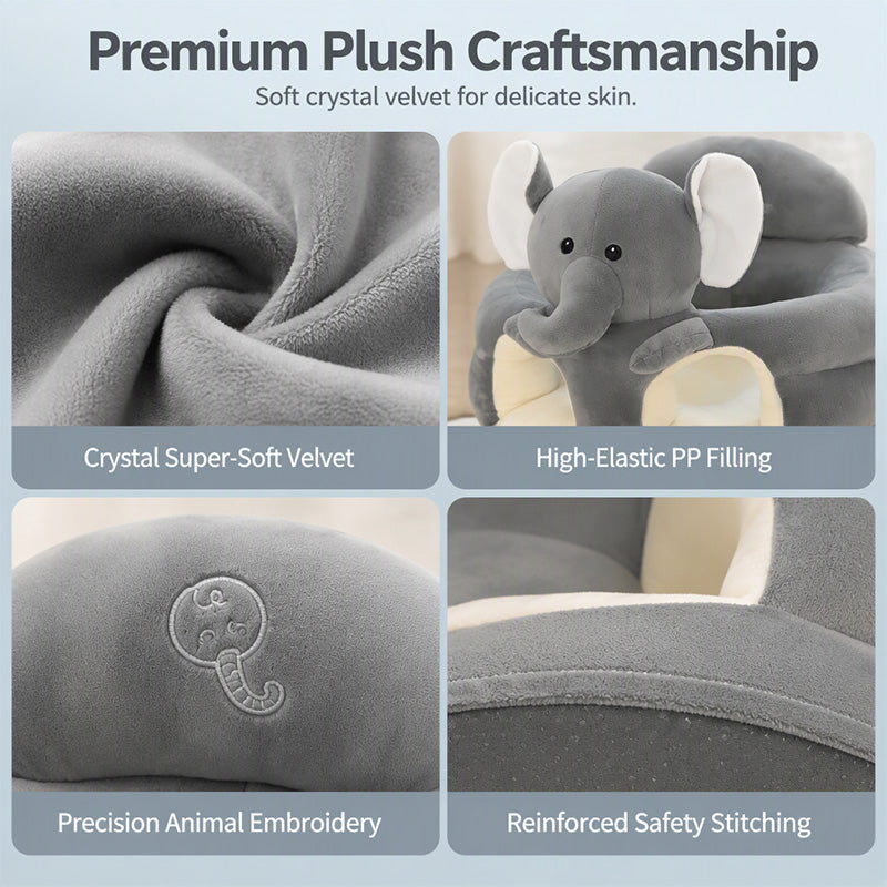 🎉 2026 Sale — Over 18,000 Sold! 👶 Cartoon Baby Support Sofa – Safe Sitting Training Seat, Cozy Design, Helps Little Ones Sit Steady ✨