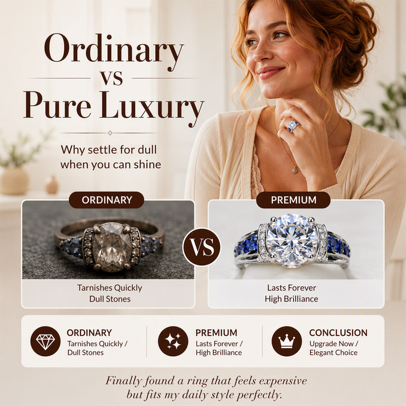 ⏳🔥LIMITED-TIME 50% OFF! ⏰💍✨ Elegant Cubic Zirconia Cocktail Ring