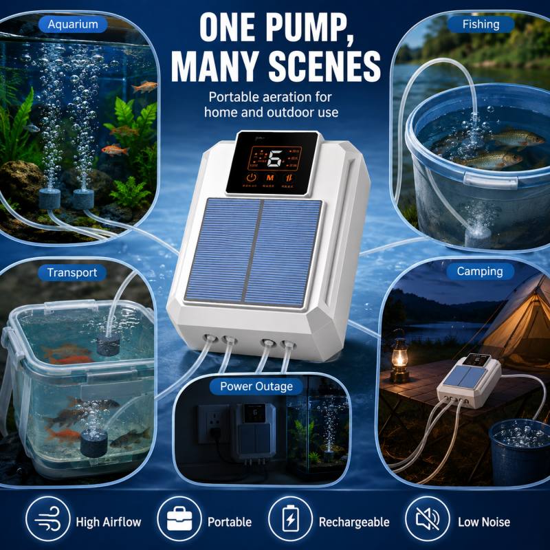 📢📢50% OFF !! ⏰Portable Aquarium Oxygen Pump