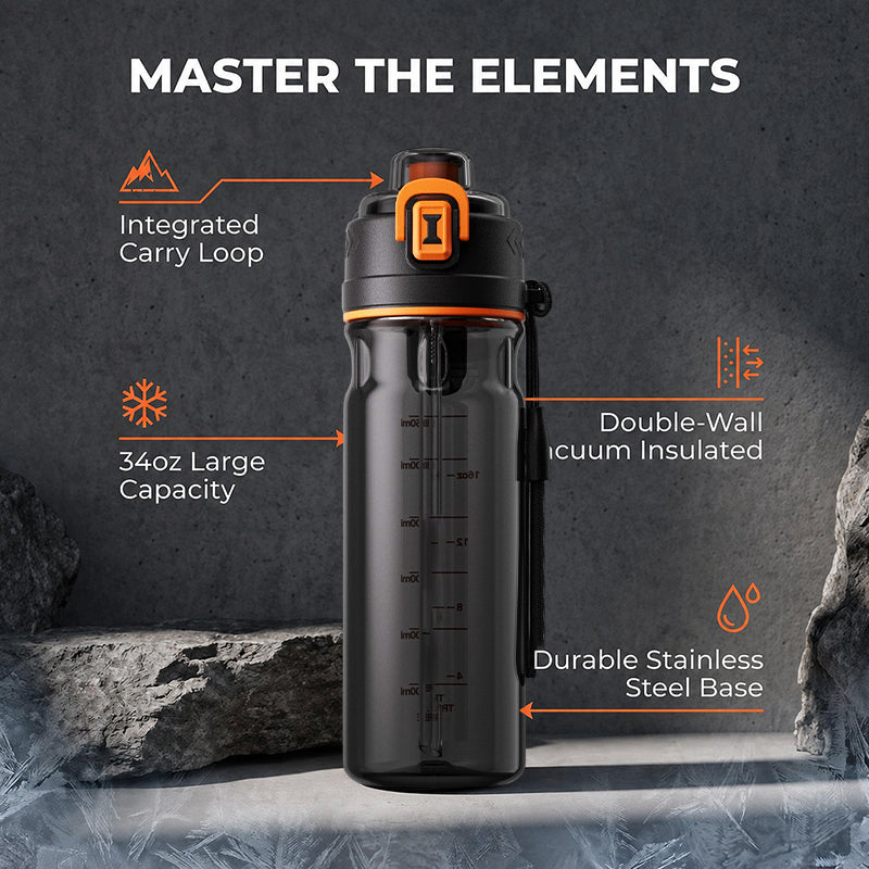 ⏳🔥LIMITED-TIME 50% OFF! ⏰Outdoor Sports Water Bottle with Spray Mist
