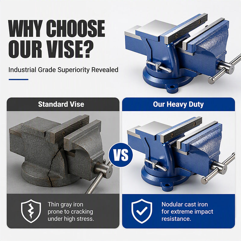 📢📢50% OFF !! ⏰Wide-Opening Bench Vise