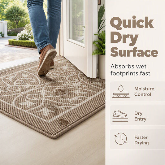 📢 LIMITED TIME 50% OFF! ✨ Non-Slip Dirt-Trapping Front Door Mat – Dust-Trapping, Quick Dry & Stay-Put Grip – Nordic-Inspired Design 🏠