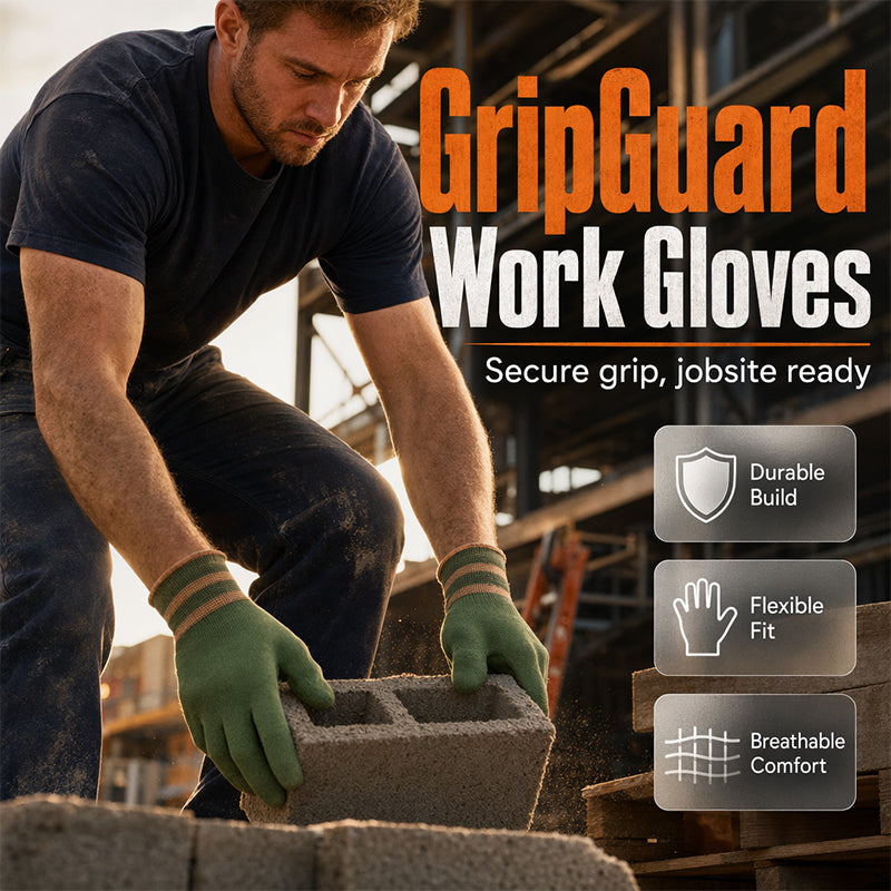 🧤Flexible Breathable Non‑Slip Work Gloves – Durable, Comfort‑fit, Multi‑scene 🛠️