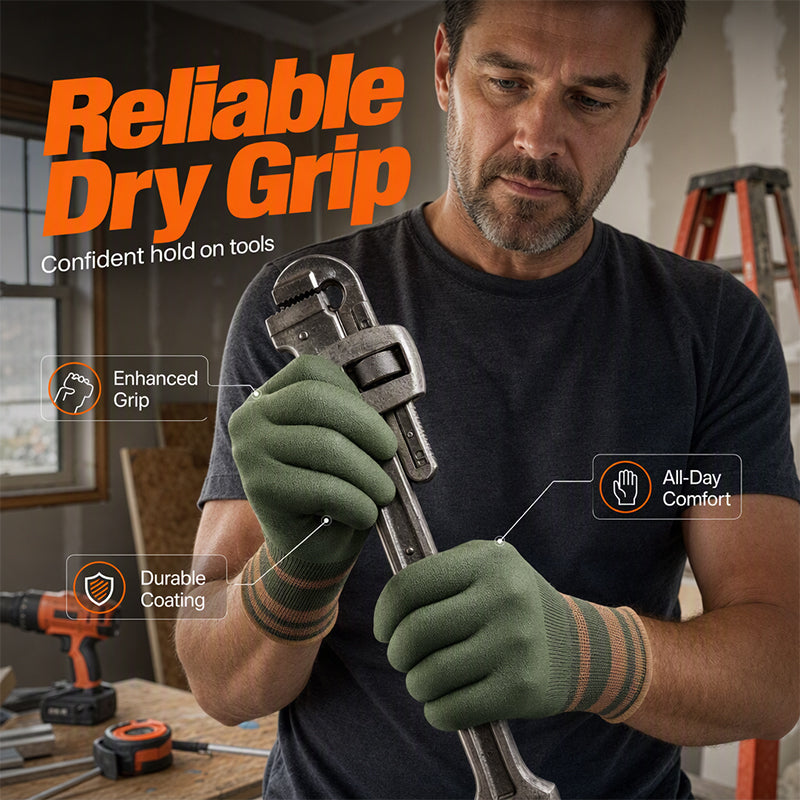 🧤Flexible Breathable Non‑Slip Work Gloves – Durable, Comfort‑fit, Multi‑scene 🛠️