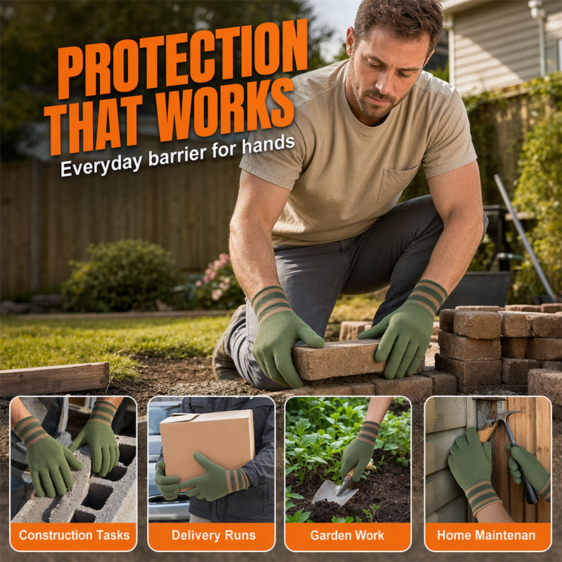 🧤Flexible Breathable Non‑Slip Work Gloves – Durable, Comfort‑fit, Multi‑scene 🛠️