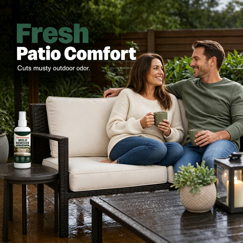 Limited-Time Offer⏰️Remove Cushion Mold Instantly! No-Scrub Gentle Patio Fabric Spray