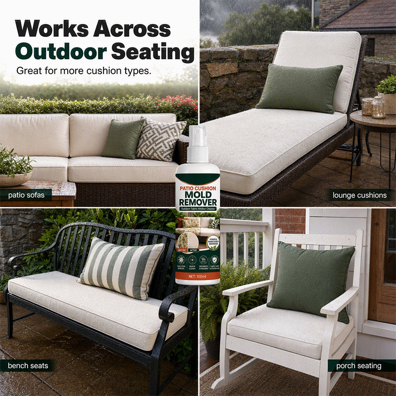 Limited-Time Offer⏰️Remove Cushion Mold Instantly! No-Scrub Gentle Patio Fabric Spray