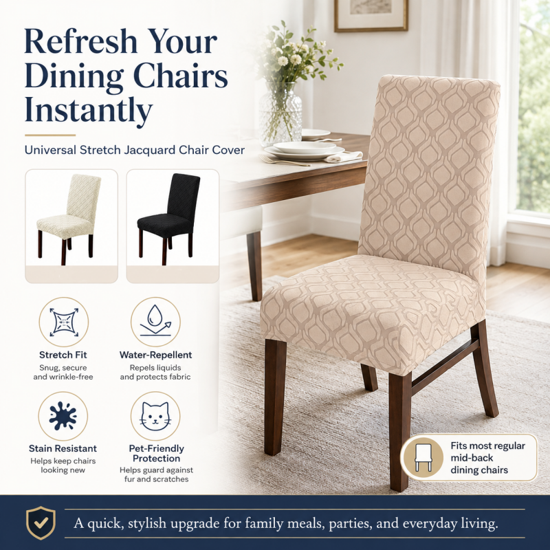 🪑 LIMITED‑TIME 50% OFF! ✨ Universal Stretch Chair Seat Covers – Stain‑Resistant, Non‑Slip, Washable Home Decor 🏡