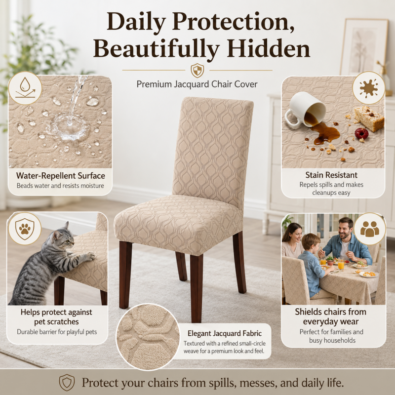 🪑 LIMITED‑TIME 50% OFF! ✨ Universal Stretch Chair Seat Covers – Stain‑Resistant, Non‑Slip, Washable Home Decor 🏡