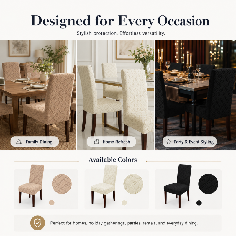 🪑 LIMITED‑TIME 50% OFF! ✨ Universal Stretch Chair Seat Covers – Stain‑Resistant, Non‑Slip, Washable Home Decor 🏡