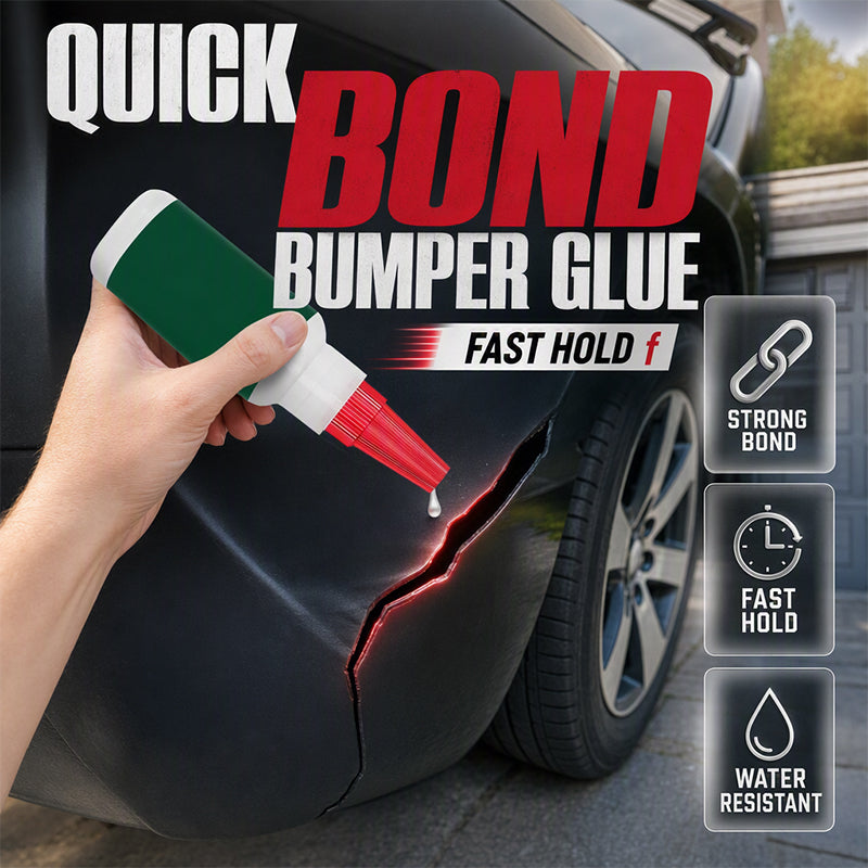 🥳2026 HOT SALE🥳💞50K+ SOLD! 🚗🔧 50% OFF! Bumper Repair Adhesive – Precision nozzle for trim, edge & gap repairs. White formula blends with most bumpers. – lowest price online! 🛡️✨