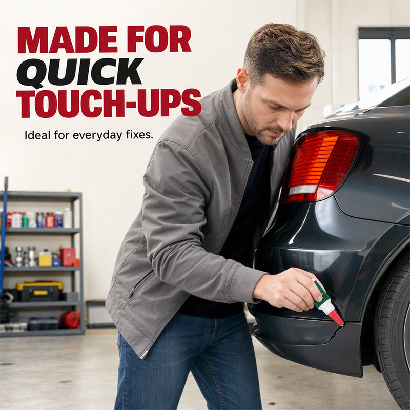 🥳2026 HOT SALE🥳💞50K+ SOLD! 🚗🔧 50% OFF! Bumper Repair Adhesive – Precision nozzle for trim, edge & gap repairs. White formula blends with most bumpers. – lowest price online! 🛡️✨