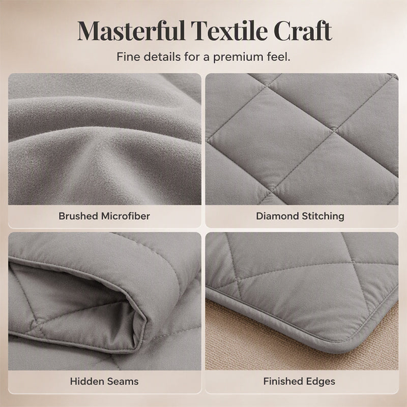🛏️☁️Quilted Microfiber Duvet Set | Evenly Distributed Filling