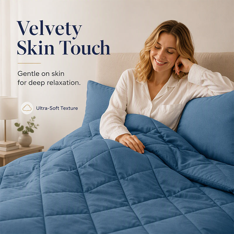🛏️☁️Quilted Microfiber Duvet Set | Evenly Distributed Filling