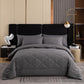 🛏️☁️Quilted Microfiber Duvet Set | Evenly Distributed Filling
