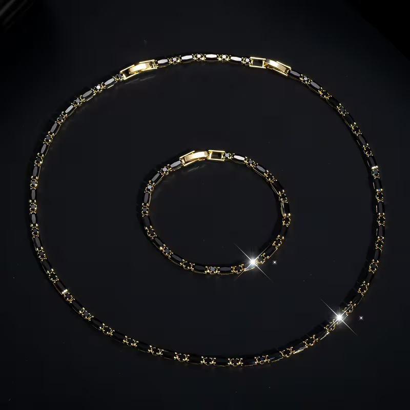 🔥 LIMITED-TIME 50% OFF 💎Cubic Zircon Men's Jewelry Set – Bold Street Luxe Style for Guys ✨