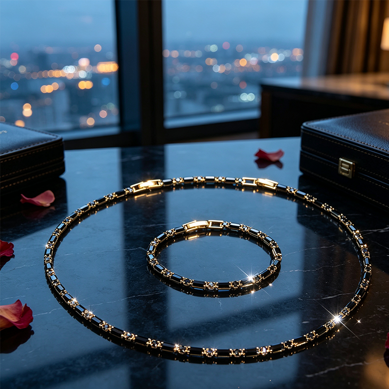 🔥 LIMITED-TIME 50% OFF 💎Cubic Zircon Men's Jewelry Set – Bold Street Luxe Style for Guys ✨
