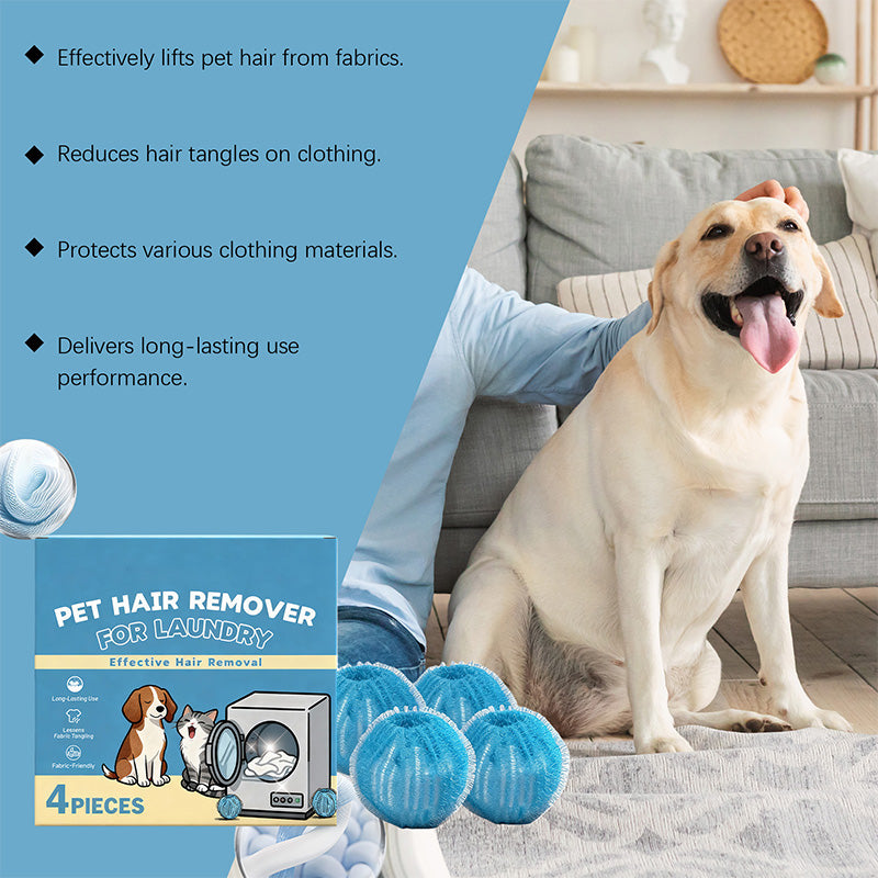 ⏳🔥LIMITED-TIME 50% OFF! ⏰Reusable Pet Hair Remover Laundry Balls