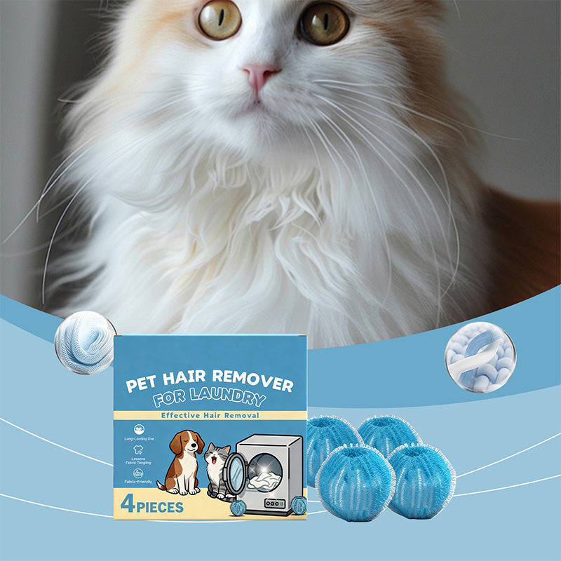 ⏳🔥LIMITED-TIME 50% OFF! ⏰Reusable Pet Hair Remover Laundry Balls