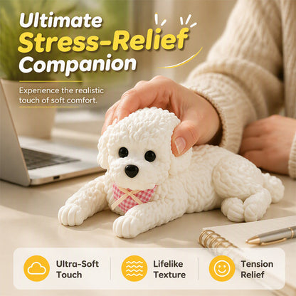 🐶 LIMITED-TIME 50% OFF 🤗 Squishy Teddy Dog Stress Toy — Soft, Squeezable & Super Cute